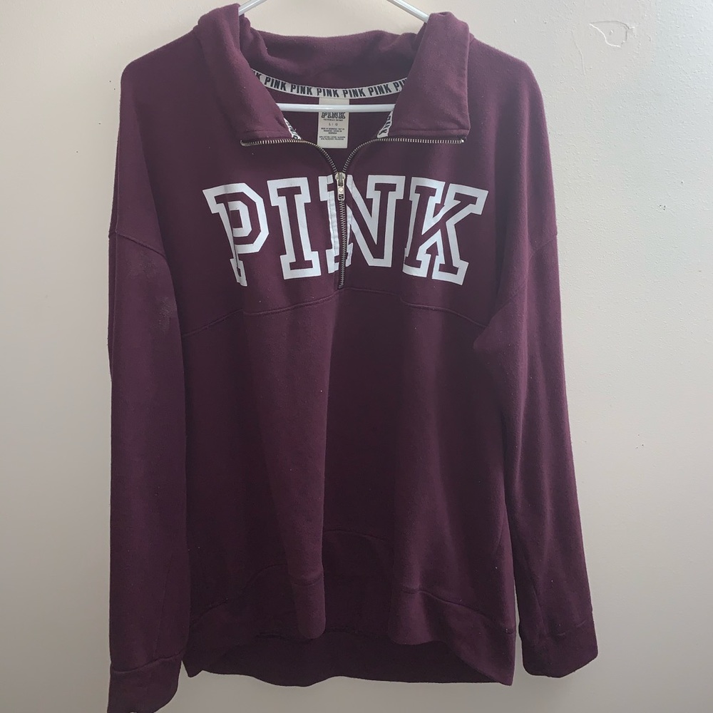 Pink Quarter Zip